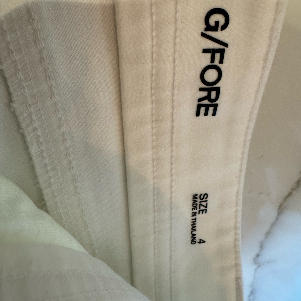 GFORE white jeans